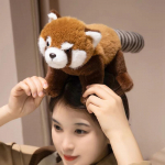 Realistlikud T&auml;idisega Punapanda Loomad Armas Pesukaru Pl&uuml;&uuml;sm&auml;nguasi Panda Pl&uuml;&uuml;sist M&auml;nguasi Kingitus Lastele S&otilde;brannale S&uuml;nnip&auml;ev J&otilde;ulukingitus 50cm