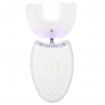 U shaped Adult Electric Sonic Toothbrush Automatic Cleaning Toothbrush Oral Care Tool(White Adult