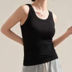 &Uuml;hev&auml;rviline keermestatud ripatsiga vest naistele kevadel ja suvel Uus &otilde;huke varrukateta T-s&auml;rk sisemine &otilde;huke kehar&otilde;ivas S