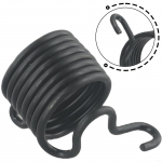 Kinnitusvedru 1 tk 35 mm 8 p&ouml;&ouml;ret musta s&uuml;sinikterasest