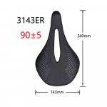 Uus 89g EVA s&uuml;sinikust jalgratta sadul Mugav &Uuml;likerge sadul MTB sadul 7x7mm V&otilde;idus&otilde;idu jalgratas Jalgratta paigaldus 240*143MM