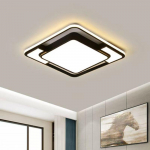 Kaasaegsed LED-laevalgustid elutoa lae jaoks, reguleeritav l&uuml;hter, magamistoa dekoor, must &uuml;li&otilde;huke ruumi lae rippvalgusti Diameter 50cm