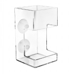 Kalas&ouml;&ouml;tmise toidualus kalapaagi s&ouml;&ouml;tmisvahendile iminapaga, kausiga, kergesti puhastatav l&auml;bipaistev krevetipott A