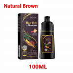 100ml 3 &uuml;hes juuksev&auml;rvi &scaron;ampoon, kohene juuste tumendamine, hallist mustaks, Polygonum Multiflorum, looduslik siduv katvus naistele