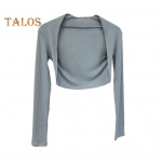 P&auml;ikesekaitseriided &uuml;hev&auml;rvilised pikkade varrukatega Slim Fit p&auml;ikesekaitsejope Mitmek&uuml;lgne &uuml;hev&auml;rviline tantsujooga &uuml;likond M roheline