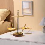 Scale Jewelry Display Desktop Balance Art Centerpiece Stand Kodusisustus v&otilde;tmete jaoks S