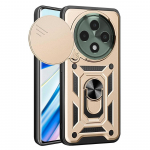 Soomus&uuml;mbris OPPO Reno 12F 12FS 5G Reno12 F FS ​​5G katteobjektiivi kaitse koos r&otilde;nga magnethoidikuga Coque Fundas OPPO Reno 12F 5G kuld