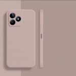 Realme Note 50 &uuml;mbris Realme Note 50 kate p&otilde;rutuskindel vedel silikoon TPU Fundas kaitsev telefoni tagakaas Realme Note 50 Realme Note 50 roosa