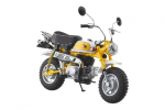 AOSHIMA Skynet valmis jalgratas Honda Monkey Plasma Yellow 1/12 kollane