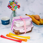 1 tk Silikoonkummist kummipaelad Elastsed kummist pakkimiskummid Eriti suured kummipaelad m&auml;rkmiku jaoks, kontoritarbed, v&auml;livarustus, kingitused