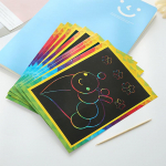 V&auml;rviline DIY Laste Vikerkaare Grafiti Kratsipilt M&otilde;istatus