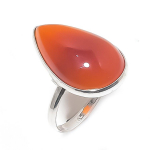 Carnelian Handmade 925 Sterling Silver Jewelry Ring Size 6.5 c2r11
