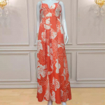 European & American Women's Sexy Slim Suspender Evening Dress with Deep V Slit (Summer 2025 Collection) L