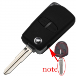 jingyuqin Kaugjuhtimisega Modifitseeritud Klappauto V&otilde;tmekorpus Mitsubishi Pajero Sport Outlander Grandis LANCER-EX ASX jaoks 2/3 Nupuga V&otilde;tmekorpuse kest s&auml;rav sinine v&auml;rv