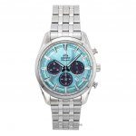 Orient Contemporary Chronograph Roostevaba Teras Taevasinine Kellaplaat Kvartskell RA-TX0304L Meeste K&auml;ekell taevasinine v&auml;rv