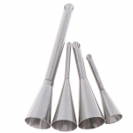 4 tk Eclairi lehtpihustid tassikoogi t&auml;itetoru kondiitritoodete s&uuml;stla koore torude otsikud