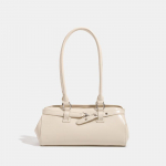 Moekas k&auml;ekott, kandekott, &uuml;he &otilde;larihmaga kott ja kaenlaalune kott valge