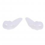 2tk Silikoongeel Bunion Toe Separator Corrector Hallux Valgus Guard jalahooldus valge