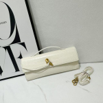 Elegantne k&auml;sitsi kootud &otilde;htune baguette-kott metallist lukuga - Naiste &otilde;la- v&otilde;i kaenlaalune k&auml;ekott Upgraded Gift Box