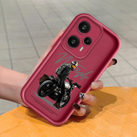 Pehme silikoonist ruudukujulise redeliga printimismustriga telefoni korpus, t&auml;iskaanega kaamera p&otilde;rutuskindel kaitse kummist &uuml;mbris Xiaomi Redmi jaoks Redmi Note 9 Pro Max tumepunast v&auml;rvi