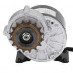 Harjamootor reduktoriga Elektromootor 16 hambaga ketirattaga Elektrijalgratta Rolleri jaoks DC 12V 250W 330RPM