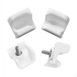 4Pcs Freezer Basket Retainers,Replacement Wlf3422342 Spare Wlf7009399 Wlf3422341 Easy to Install