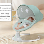 Multifunktsionaalne elektriline beebikiiktool kiiktool: Uue beebi mugav lamamistool magamiseks. Remote electric control / Canopy / Bluetooth music smaragdroheline