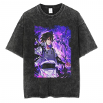 Hip Hop Vintage T-s&auml;rk Meestele Streetwear Harajuku Jaapani Anime 2024 Tr&uuml;kiga T-s&auml;rk Suvemood L&uuml;hikeste varrukatega Puuvillane T-s&auml;rk S