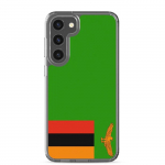Coque T&eacute;l&eacute;phone &ndash; Samsung &ndash; Galaxy S23 Ultra &ndash; Drapeau Zambie &ndash; Souple &ndash; mitmev&auml;rviline