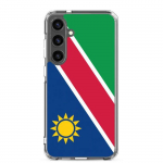 Coque T&eacute;l&eacute;phone &ndash; Samsung &ndash; Galaxy S24 Ultra &ndash; Drapeau Namibie &ndash; Souple &ndash; mitmev&auml;rviline