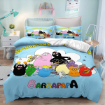 Barbapapa multikas tekikott Anime 3D-tr&uuml;kiga Armas laste magamistoakomplekt Pol&uuml;ester T&auml;iskasvanu kingitus 2/3 tk Voodipesu US Twin(172x218cm)