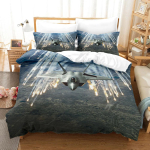 H&auml;vituslennuk Kahekohaline Tekikott Super Microfiber Tekikott Voodi 135 Laste Prindiga Lennuk Voodipesu Komplekt Poisile 150x200cm 3pcs