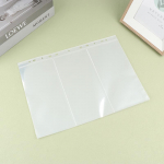 10 tk lahtiste lehtedega leht 3-pesaline l&auml;bipaistev rahat&auml;htede hoidja kaasaskantav paberraha kaitsekott paberraha kollektsiooni album