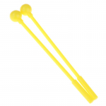 2 tk L&ouml;&ouml;ktrummipulgad trummipulgad trummipulgad T&auml;iskasvanud lapsed pulgad plastpillid laste m&auml;nguasjad tarvikud kollane