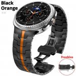 Titaanist rihm ilma vahedeta Samsung Galaxy Watch 8 Classic 46mm jaoks, luksuslik metallist k&auml;ev&otilde;ru Galaxy Watch 8 44mm 40mm jaoks Galaxy 8 Classic 46mm