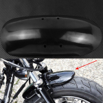 Mootorratas L&uuml;hike Esimene Poritiiva Kate Must Terasraud Harley Sportster Forty Eight XL1200X jaoks 2010-2017 16 15 14 13 12 11 Front Fender