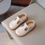 Moodsad Laste Mary Janes Briti Stiilis T-rihmaga Kolm V&auml;rvi Vintage 21-30 V&auml;ikese T&uuml;druku Nahast Kingad K&otilde;ik-Sobivad Koolilaste Korterid 21(Insole13.5cm) beež