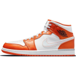 Air Jordan 1 Mid SE Electro Orange Meeste Tennised Must Valge DM3531-800 45