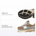 Teddy Santis x New Balance 993 Valmistatud USA-s Varjuhall Triivpuit Unisex Tossud U993GG 42.5