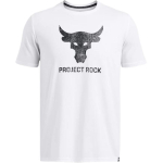 Under Armour Project Rock Payoff Graafiline L&uuml;hikeste Varrukatega T-s&auml;rk Meeste Topid Valge 1383191-100 2XL