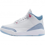 Air Jordan 3 Retro PS Valge Cobalt Bliss Laste tossud Roosa-Helendav Jalgpalli-Hall HQ0783-101 28
