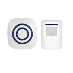 Traadita uksekella liikumisandur uksekella h&auml;iredetektor poe tervituskell koduvalvealarmi UK pistikuga