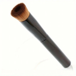Flat Top Foundation Brush jumestuspintsel, mis sobib ideaalselt vedela kreemi ja puuderkosmeetika segamiseks 1PCS must
