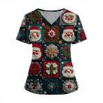 Naiste moodsad V-kaelusega l&uuml;hikeste varrukatega kombinesoonid taskutega, tr&uuml;kitud topid riided L