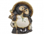 Shigaraki keraamika 26 cm k&otilde;rgune pesukaru Kaiun Tanuki L