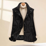 S&uuml;gis ja talv uus vest naistele lahtine p&uuml;stkrae paksenenud puuvillane vest l&uuml;hike puuvillane vest trendikas M suggestion [80--100] catties must