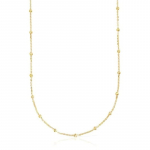 tous TOUS 18K plaadiga kaetud h&otilde;be vahelduv choker kaelakee / kett / 111902670 FREE