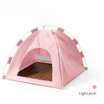 Lemmikloomatarbed Kassimaja Telk Four Seasons Universal Cat House Suletud Eemaldatav ja pestav v&auml;ljas veekindel suvetelk XL roosa