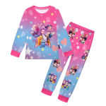 2 tk Filmi K-pops Deemonik&uuml;tid Kawaii Pidžaamakomplekt T&uuml;druk Cosplay &Ouml;&ouml;riided Anime Pikkade varrukatega topid+P&uuml;ksid F&auml;nnidele Halloweeni kingitus 150cm