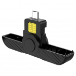 ID CAC-kaardi lugeja C-t&uuml;&uuml;pi USB &Uuml;hisjuurdep&auml;&auml;suga CAC ATM-kaardi Visa lugeja SIM-kiibi jaoks ID-kaart riigi ID-kaardi jaoks ActivClient AKO must
